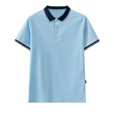 T-shirts en tricot pour enfants T-shirts en coton Pique Uniforme scolaire classique