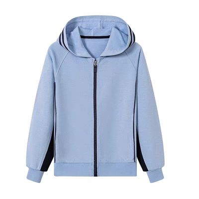 Vêtements scolaires en tenue régulière Vêtements de sport Vêtements étudiants Uniformes de manteau Fermeture à fermeture à glissière