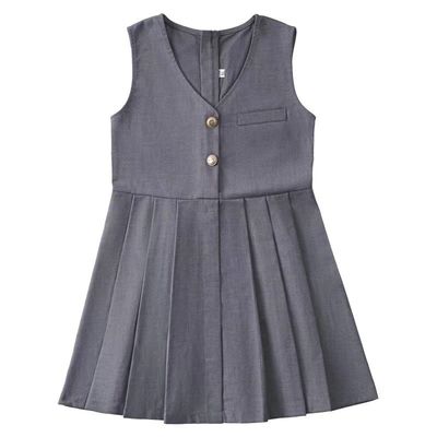 Uniformes pour enfants Pinafores style britannique Jupe de taille multiple Eco-friendly